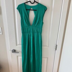Bcbg emerald green maxi dress